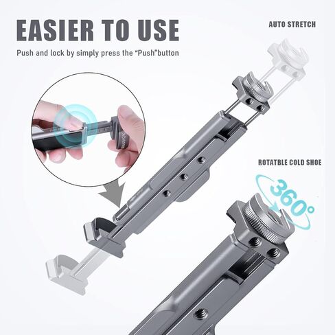 محول تثبيت حامل ثلاثي القوائم من ARNARKOK مع حذاء بارد قابل للتدوير، برغي 1/4 بوصة و3/8 بوصة، حوامل Acra Swiss، حامل iPad معدني بالكامل لحامل ثلاثي القوائم، حامل الكمبيوتر اللوحي متوافق مع iPad Pro 12.9، iPad Air 2 3 4، Galaxy in Kuwait