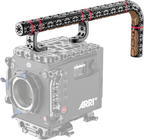 نظام مقبض فائق للكاميرا الخشبية، طقم مقبض حمل متوافق مع ARRI وملحقات الحفلات الثالثة، خفيف الوزن مع حشوات من الخشب الصلب (عالمي 3/8 بوصة - 16) in Kuwait