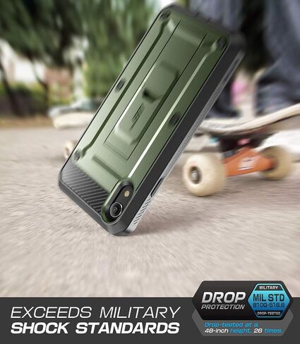 حافظة SUPCASE Unicorn Beetle Pro Series مصممة، مع واقي شاشة مدمج لكامل الجسم، حافظة متينة لهاتف iPhone XR 6.1 بوصة (إصدار 2018) (أسود) in Kuwait