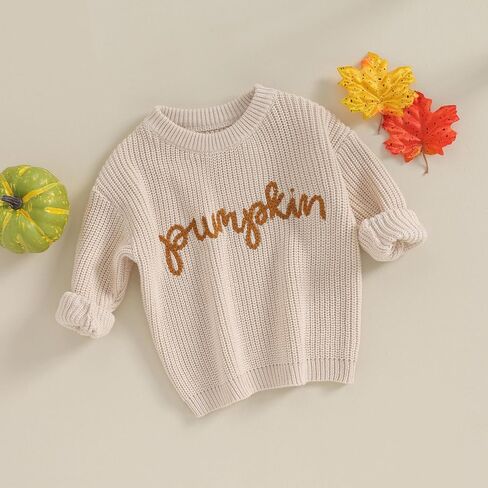 Infant Baby Boy Girl Oversized Knit Sweater Chunky Long Sleeve Pullover Sweater Shirts Warm Fall Winter Tops Clothes in Saudi Arabia
