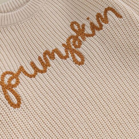 Infant Baby Boy Girl Oversized Knit Sweater Chunky Long Sleeve Pullover Sweater Shirts Warm Fall Winter Tops Clothes in Saudi Arabia