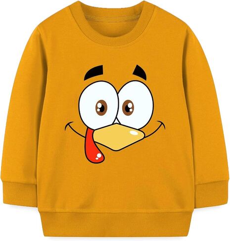 Mrocioa Boys Girls Pumpkin Face Sweatshirt Long SLeeve Kids Halloween Toddler Tops for 2-7T in Saudi Arabia