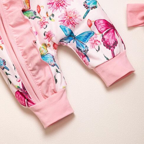Preemie Newborn Baby Girl Romper 3-Piece Set in Kuwait