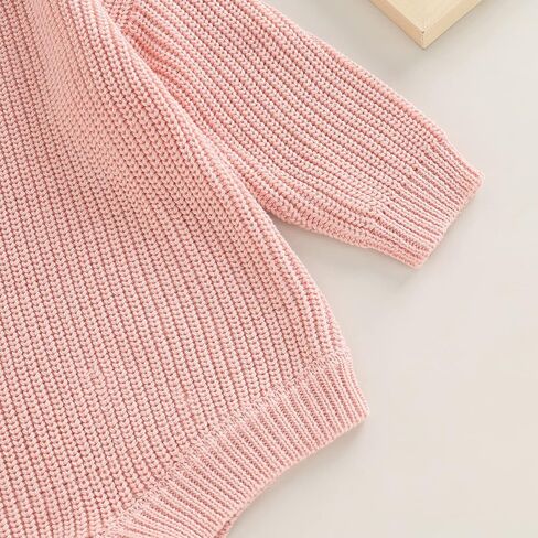 Merqwadd Baby Sweater Boy Girl Winter Clothes Knit Oversize Romper Warm Crewneck Long Sleeve Top Onesie for Toddlers … in Kuwait