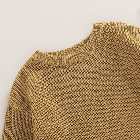 Merqwadd Baby Sweater Boy Girl Winter Clothes Knit Oversize Romper Warm Crewneck Long Sleeve Top Onesie for Toddlers … in Kuwait