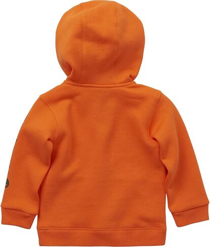 سويت شيرت بغطاء للرأس بأكمام طويلة ونصف سحاب للأولاد من Carhartt in Saudi Arabia