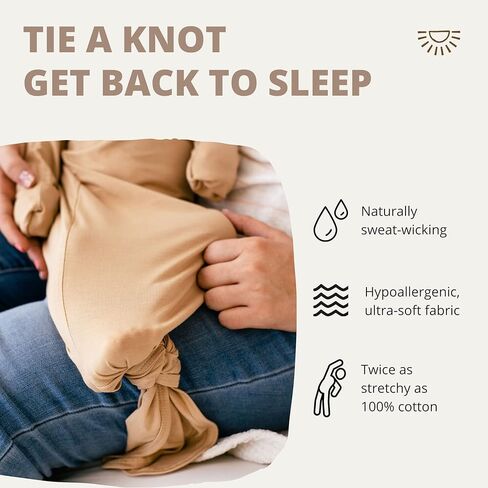 فستان أطفال معقود طويل جدًا من Wallaby Kids، سرير أطفال حديثي الولادة من الخيزران فائق النعومة للفتيات والصبية in Kuwait