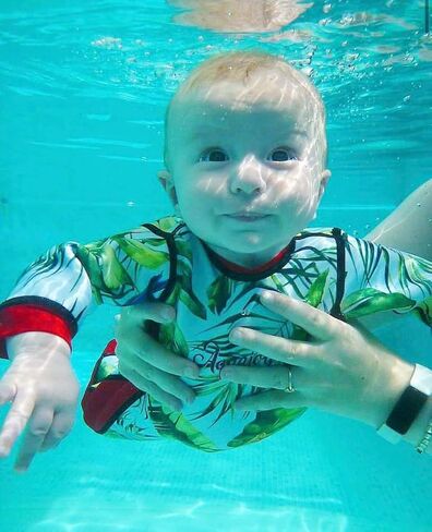 Aquajoy Warmsy - Premium Reversible Baby Wetsuit | Extra Warm Swimsuit for Babies, Infants and Toddlers in Saudi Arabia