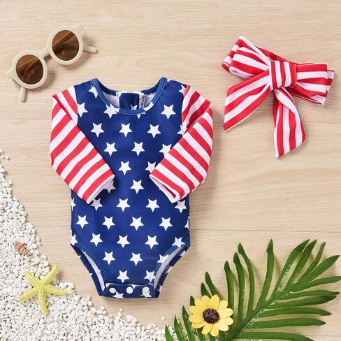 Aalizzwell Baby Girls One Piece Long Sleeve Swimsuit in Saudi Arabia