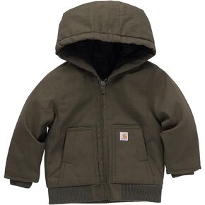 Carhartt baby-boys Insulated Hooded Canvas Zip-up Jacket in Saudi Arabia
