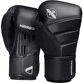 قفازات الملاكمة Hayabusa T3 للرجال والنساء لحماية المعصم والمفاصل، إغلاق بخطاف وحلقة مزدوج على شكل حرف X، دعم معصم مقسم، 5 طبقات من حشوة المفاصل الإسفنجية