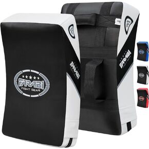 Farabi Sports Kick Shield 20.5 inches Large Curved Muay Thai Kicking Shield Strike Pad MMA Punching Foot Target Boxing Training Kick Pad Martial Arts Karate Taekwondo Kick Pad X 1 Unit