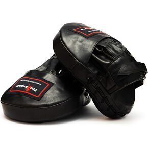 قفازات التركيز المنحنية Pro Impact - وسادات يد للتدريب ماصة للصدمات - مثالية للكاراتيه والملاكمة MMA Muay Thai أو التدريب الرياضي القتالي من جلد البولي يوريثان الأصلي in Kuwait