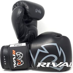 قفازات RIVAL Boxing RB4 Econo Bag، إغلاق بخطاف وحلقة - غلاف خارجي صناعي من البولي يوريثان لمزيد من المتانة والأداء