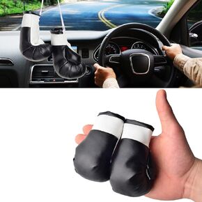 OFFWEGO USA Flag Mini Boxing Gloves Car Mirror Hanging Decor Accessories - USA Flag Glove Father’s Day Display for Car Mirror or Home for Lucky Hanging, American Flag, 2 PCs