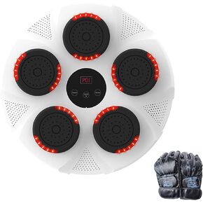 Smart Music Boxing Machine Electronic Bluetooth Intelligent Boxing Target, Wall Mount Electronic Boxing Trainer Pad Portable Home Workout Equipment