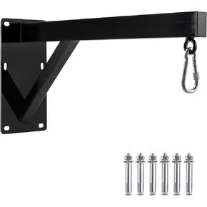 سانبيج حامل كيس ملاكمة يثبت على الحائط، حامل كيس ملاكمة شديد التحمل 24 انش، حامل كيس السرعة لصالة الالعاب الرياضية المنزلية والتمرين في المرآب ومعسكر القتال والملاكمة وتدريب الفنون القتالية المختلطة in Kuwait