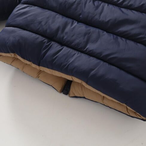 GLASH Kids Baby Boys and Girls Unisex Reversible Medium Weight Puffer Jacket Winter Hooded Coat in Kuwait