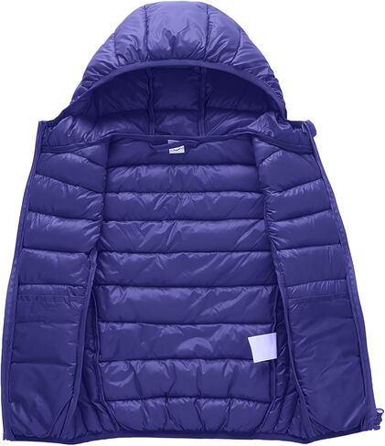 Aivtalk Boys Girls Puffer Down Vest Toddler Kids Hooded Zip Sleeveless Jacket Winter Coat in Kuwait