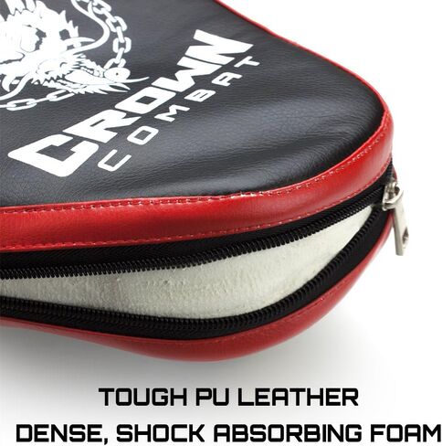 قفازات جلد صناعي منحنية من البولي يوريثين، زوج من قطعتين من Crown Sporting Goods in Kuwait