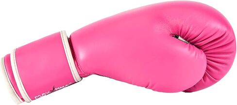 قفازات ملاكمة MaxxMMA Pro Style للرجال والنساء، قفازات تدريب ثقيلة للتمرين في الملاكمة التايلاندية، قفازات الملاكمة والكيك بوكسينغ والقتال على شكل حقيبة in Kuwait