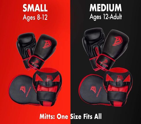 مجموعة تدريب الملاكمة للشباب من Boutmaster، قفازات ملاكمة للأطفال والمراهقين ومجموعة قفازات ملاكمة in Kuwait