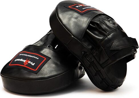 قفازات التركيز المنحنية Pro Impact - وسادات يد للتدريب ماصة للصدمات - مثالية للكاراتيه والملاكمة MMA Muay Thai أو التدريب الرياضي القتالي من جلد البولي يوريثان الأصلي in Kuwait