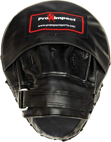 قفازات التركيز المنحنية Pro Impact - وسادات يد للتدريب ماصة للصدمات - مثالية للكاراتيه والملاكمة MMA Muay Thai أو التدريب الرياضي القتالي من جلد البولي يوريثان الأصلي in Kuwait