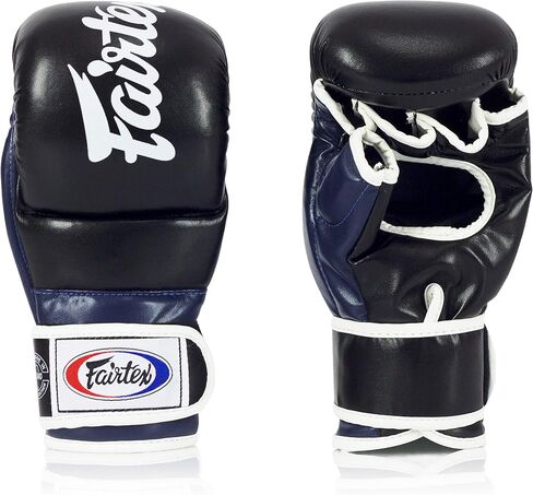 قفازات الملاكمة التايلاندية Fairtex FGV18 Muay Thai للرجال والنساء والأطفال| قفازات MMA للفنون القتالية | مصنوعة من جلد عالي الجودة، قفازات ملاكمة خفيفة الوزن وممتصة للصدمات in Kuwait