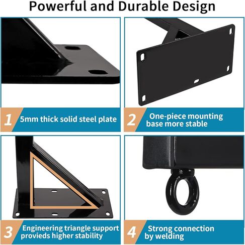 سانبيج حامل كيس ملاكمة يثبت على الحائط، حامل كيس ملاكمة شديد التحمل 24 انش، حامل كيس السرعة لصالة الالعاب الرياضية المنزلية والتمرين في المرآب ومعسكر القتال والملاكمة وتدريب الفنون القتالية المختلطة in Kuwait
