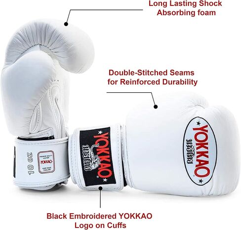 YOKKAO Matrix Muay Thai Boxing Gloves | Premium Leather Training and Sparring Gloves for Men and Women | Winning Boxing Gloves | Punching Gloves in Kuwait