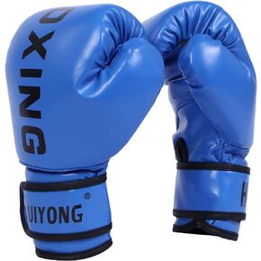 HUINING Kids Boxing Gloves, Kids Training Gloves Punch Mitts MMA Gloves PU Cartoon Sparring Dajn Training Gloves, 4 Oz, for Age 5-12 Years