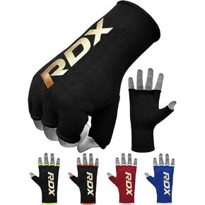 قفازات يد للملاكمة من RDX، قفازات داخلية للرجال والنساء، أربطة مطاطية نصف إصبع، حماية للقبضة تحت القفازات، الملاكمة التايلاندية، الكيك بوكسينغ، الفنون القتالية المختلطة، تدريب اللكم على حقيبة السرعة للفنون القتالية in Kuwait