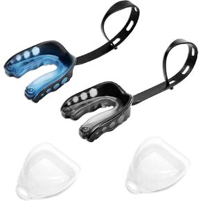 2 Pack Sports Mouth Guard, Shock Absorbing Mouth Protection,Adult Mouth Guard for Kickboxing,Football,Muay Thai Lacrosse,Basketball, Lacrosse, Hockey, MMA,Protect Braces for Adult & Youth