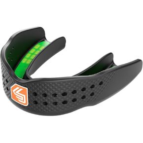 واقي الفم Shock Doctor SuperFit - حزام سهل الارتداء / بدون حمالات - شكل بسيط يناسب كرة السلة والهوكي ولاكروس، وجميع الرياضات in Kuwait