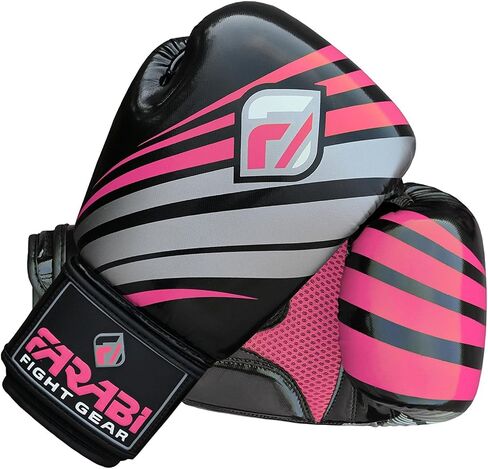 Farabi Pro Fighter Boxing Gloves Sparring Gym Bag Punching Focus Pad Mitts in Kuwait