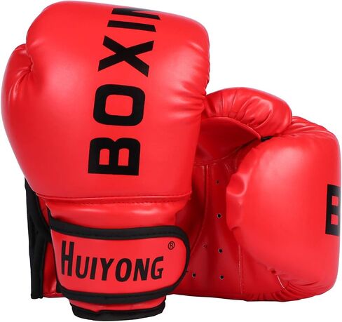 HUINING Kids Boxing Gloves, Kids Training Gloves Punch Mitts MMA Gloves PU Cartoon Sparring Dajn Training Gloves, 4 Oz, for Age 5-12 Years in Saudi Arabia