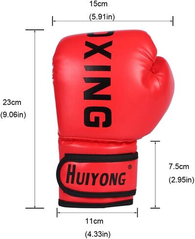 HUINING Kids Boxing Gloves, Kids Training Gloves Punch Mitts MMA Gloves PU Cartoon Sparring Dajn Training Gloves, 4 Oz, for Age 5-12 Years in Saudi Arabia