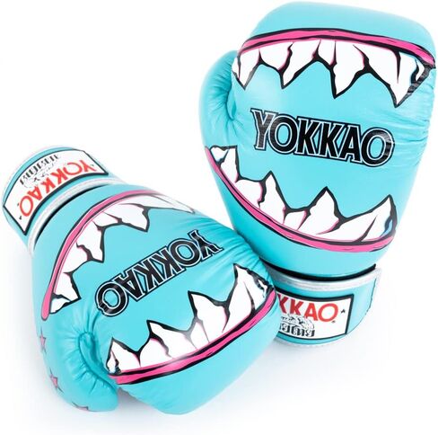 YOKKAO Design Breathable Muay Thai Boxing Glove | Premium Leather Training and Sparring Gloves for Men and Women | Winning Boxing Gloves | Punching Gloves in Saudi Arabia
