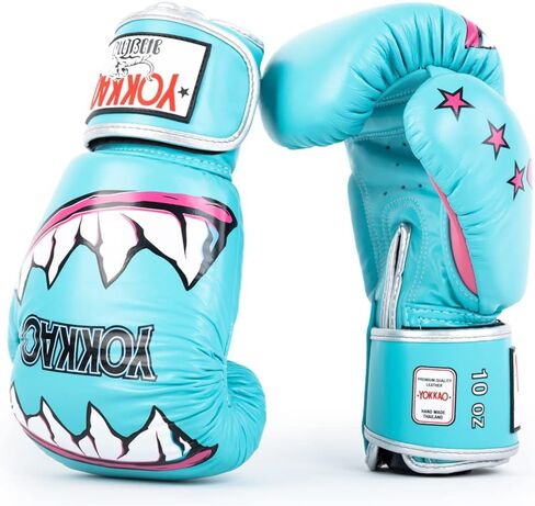 YOKKAO Design Breathable Muay Thai Boxing Glove | Premium Leather Training and Sparring Gloves for Men and Women | Winning Boxing Gloves | Punching Gloves in Saudi Arabia
