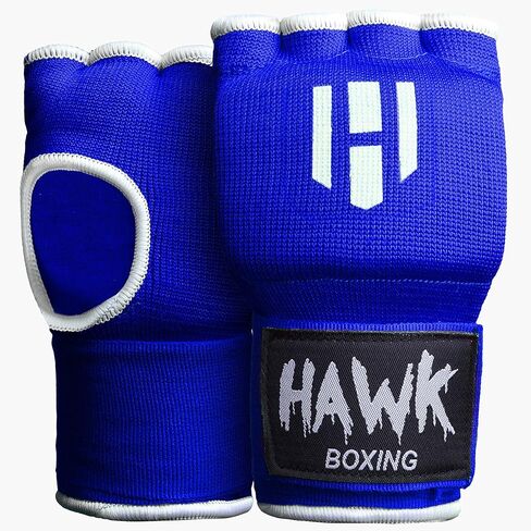 Hawk Padded Inner Gloves Training Gel Elastic Hand Wraps for Boxing Gloves Quick Wraps Men & Women Kickboxing Muay Thai MMA Bandages Fist Knuckle Wrist Wrap Protector Handwraps (Pair) in Kuwait