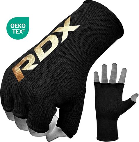 قفازات يد للملاكمة من RDX، قفازات داخلية للرجال والنساء، أربطة مطاطية نصف إصبع، حماية للقبضة تحت القفازات، الملاكمة التايلاندية، الكيك بوكسينغ، الفنون القتالية المختلطة، تدريب اللكم على حقيبة السرعة للفنون القتالية in Kuwait