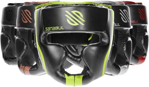 Sanabul Essential Boxing Headgear for Men & Women | Muay Thai and MMA Headgear | Sparring Headgear | Boxing Head Gear with Full Face Coverage in Kuwait