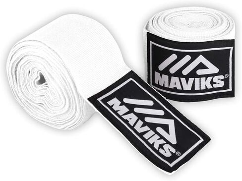 MAVIKS الملاكمة اليد يلتف 180 بوصة الضمادات للفنون القتالية كيك بوكسينغ الملاكمة التايلاندية MMA التدريب السجال القفازات الداخلية للرجال النساء قفازات حامية مع حلقة الإبهام in Kuwait