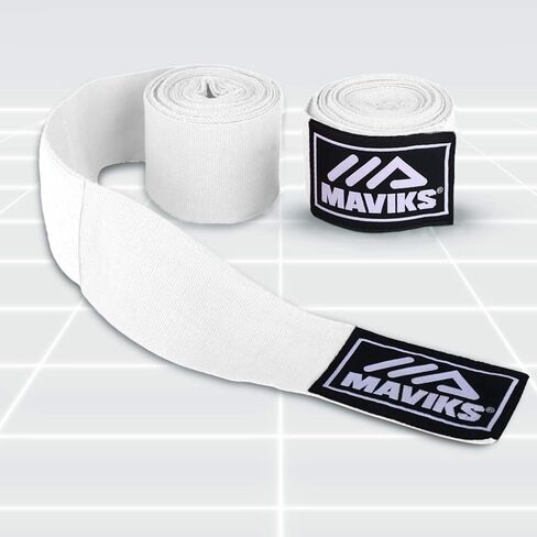 MAVIKS الملاكمة اليد يلتف 180 بوصة الضمادات للفنون القتالية كيك بوكسينغ الملاكمة التايلاندية MMA التدريب السجال القفازات الداخلية للرجال النساء قفازات حامية مع حلقة الإبهام in Kuwait