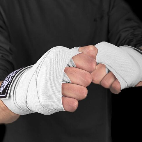 MAVIKS الملاكمة اليد يلتف 180 بوصة الضمادات للفنون القتالية كيك بوكسينغ الملاكمة التايلاندية MMA التدريب السجال القفازات الداخلية للرجال النساء قفازات حامية مع حلقة الإبهام in Kuwait