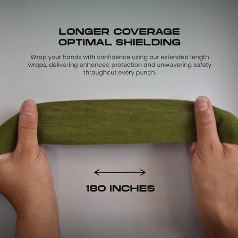 BeSAVAGE Hand Wraps with Knuckle Guards ǀ Knuckle Pads and Hand Wrap for Boxing, MMA, Muay Thai, Kickboxing ǀ EZ-Off & On Knuckle Protection for Men Women Youth in Kuwait