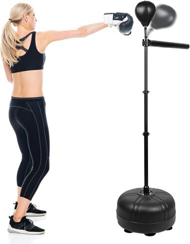 Veocore Boxing Bar with Punching Ball, Adjustable Height Boxing Bar Boxing Speed Trainer Boxing Equipment for Teens Adults, Home Gym in Kuwait