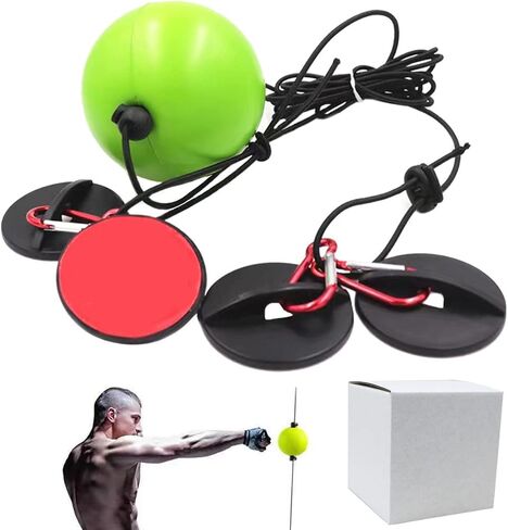 كرة ملاكمة ذات نهاية مزدوجة من PCUORLEORS مع كرة ملاكمة منعكسة، مضخة، عصابة رأس لصالة الألعاب الرياضية MMA الملاكمة الرياضية، حقيبة ملاكمة للبالغين والأطفال والرجال والنساء in Kuwait