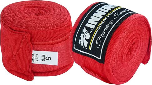 Winning Streak Pro Adult 180 inch Perfect Stretch Boxing Handwraps for Boxing MMA Muaythai Kickboxing for Men and Women- 4 Pairs Pack in Kuwait